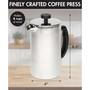 Stainless Steel 10.91" Lexington French Press Coffee Tea Maker