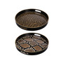 Quinn Round Trays, Safari, Set of 2