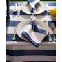 Cabana Stripe Outdoor Tablecloth 60" Round