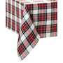 Christmas Classic Holiday Plaid Tablecloth, 120" x 60"