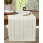 Table Runner with Stitched Line Design, 54" x 16"