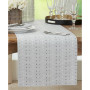 Table Runner with Stitched Line Design, 54" x 16"