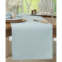 Table Runner with Stitched Line Design, 54" x 16"