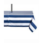 Nautical Blue Cabana Stripe Outdoor Table cloth with Zipper 60" X 120"