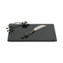 Black Orchid Small Cheese Board with Knife