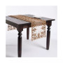 Hand Beaded Design Table Runner, 16" x 72"