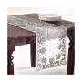Hand Beaded Design Table Runner, 16" x 72"