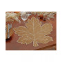 Metallic Leaf Die Cut Placemat