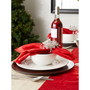 Design Import Velvet Trimmed Napkin, Set of 4