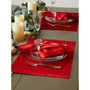 Design Import Velvet Trimmed Napkin, Set of 4