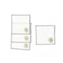 Gold Tone Stars Cocktail Napkins, Set of 4