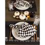 Skulls Embroidered Placemat Set