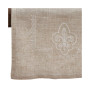Embroidered Runner with Fleur-De-Lis Design