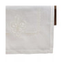 Embroidered Runner with Fleur-De-Lis Design