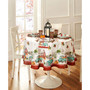 Farm Fresh Pumpkin Truck Fall Round Tablecloth 70"