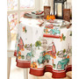 Farm Fresh Pumpkin Truck Fall Round Tablecloth 70"