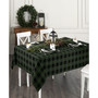 Farmhouse Living Holiday Buffalo Check Tablecloth  60 x 84"