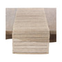 Nubby Texture Stripe Design Woven Table Runner