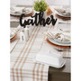 Farm To Table Check Table Runner, 14" x 72"