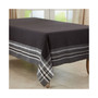 Striped Border Design Tablecloth, 120" x 70"