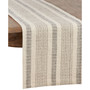 Woven Table Runner with Striped Design, 54" x 16"