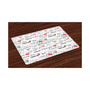 Romantic Place Mats, Set of 4