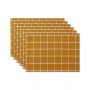 Design Import Check Placemat, Set of 6
