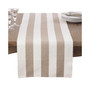 Classic Stripe Design Ribbed Cotton Table Runner