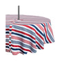 Patriotic Stripe Outdoor Tablecloth with Zipper 52" Round