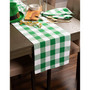 Shamrock Buffalo Check Table Runner