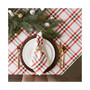 Kitchen and Table Top Jolly Tree Collection Tablecloth, Nutcracker Plaid, 60" x 104"