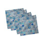 Doodle Set of 4 Napkins, 12" x 12"