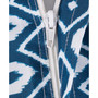 Ikat Outdoor Tablecloth with Zipper 52" Round