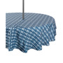 Ikat Outdoor Tablecloth with Zipper 52" Round