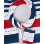 Patriotic Stripe Outdoor Tablecloth with Zipper 60" x 120"