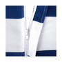 Nautical Blue Cabana Stripe Outdoor Table cloth with Zipper 52" Round