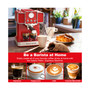 2-Cup Retro Espresso Machine with Milk Frother