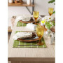 Design Import Check Fringed Napkin, Set of 6