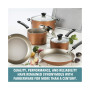 Cookstart Aluminum DiamondMax Nonstick 15-Pc. Cookware Set