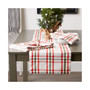 Kitchen and Table Top Jolly Tree Collection Tablecloth, Nutcracker Plaid, 52" x 52"