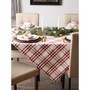 Kitchen and Table Top Jolly Tree Collection Tablecloth, Nutcracker Plaid, 52" x 52"