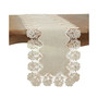 Lace Table Runner with Rose Border Design, 72" x 16"
