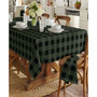 Farmhouse Living Holiday Buffalo Check Tablecloth 52x70