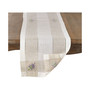 Lavender Embroidery Hemstitch Runner