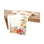 Happy Fall Pumpkins Crewel Embroidered Table Runner