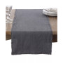 Fringed Linen Design Stone Washed Runner