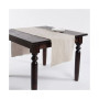Fringed Linen Design Stone Washed Runner