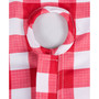 Check Outdoor Tablecloth with Zipper 60" Round
