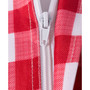 Check Outdoor Tablecloth with Zipper 60" Round