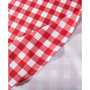 Check Outdoor Tablecloth with Zipper 60" Round